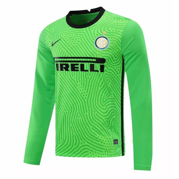 Camiseta Inter De Milán ML Portero 2020/21 Verde